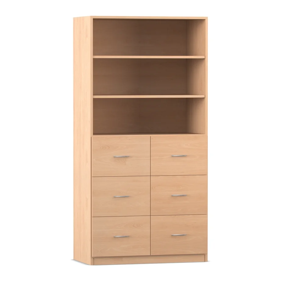 Hängeregister-Schrank, 190 x 94,4 cm, Buche hell