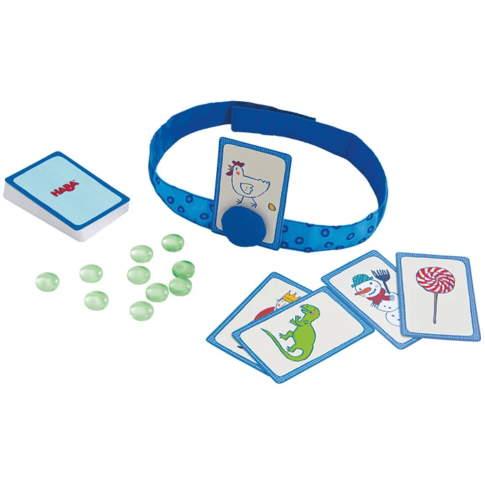 Memoryspiel, Kartenspiel, Kinder, Stirnband, Chips