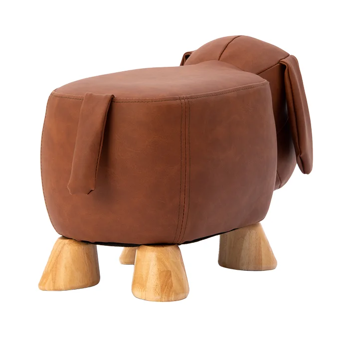 Sessel, Hocker, Sitzwürfel, Kuhfell?, Beige?