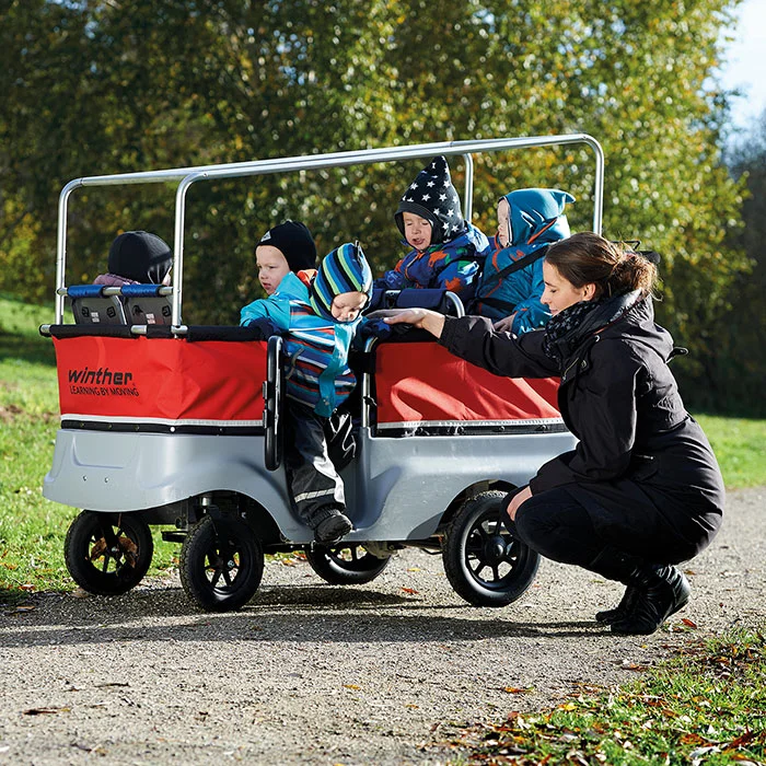 Kinderwagen, Dreirad, Kindertransport, ElternBegleiter, Outdoor, Garten