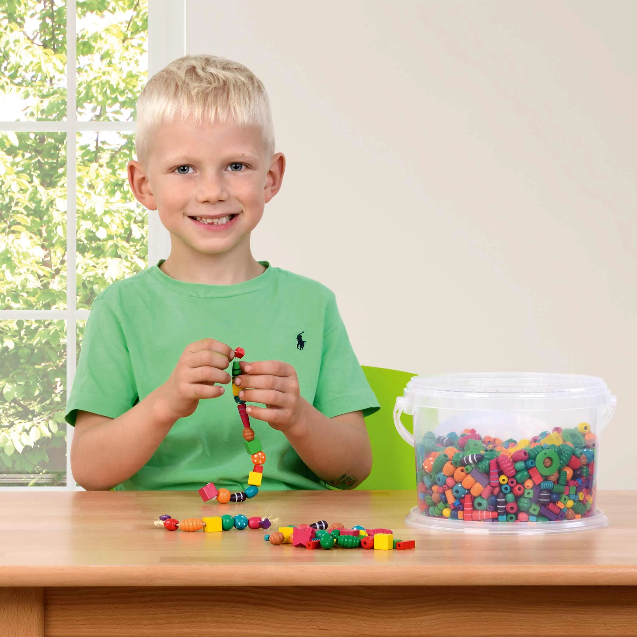 Kinder, Perlen, Kette, Spielzeug, Beads