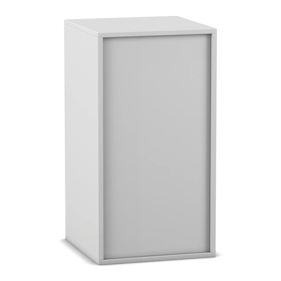 Schrank, Schubladenaufsatz, weiß, freistehend, Metallarmatur