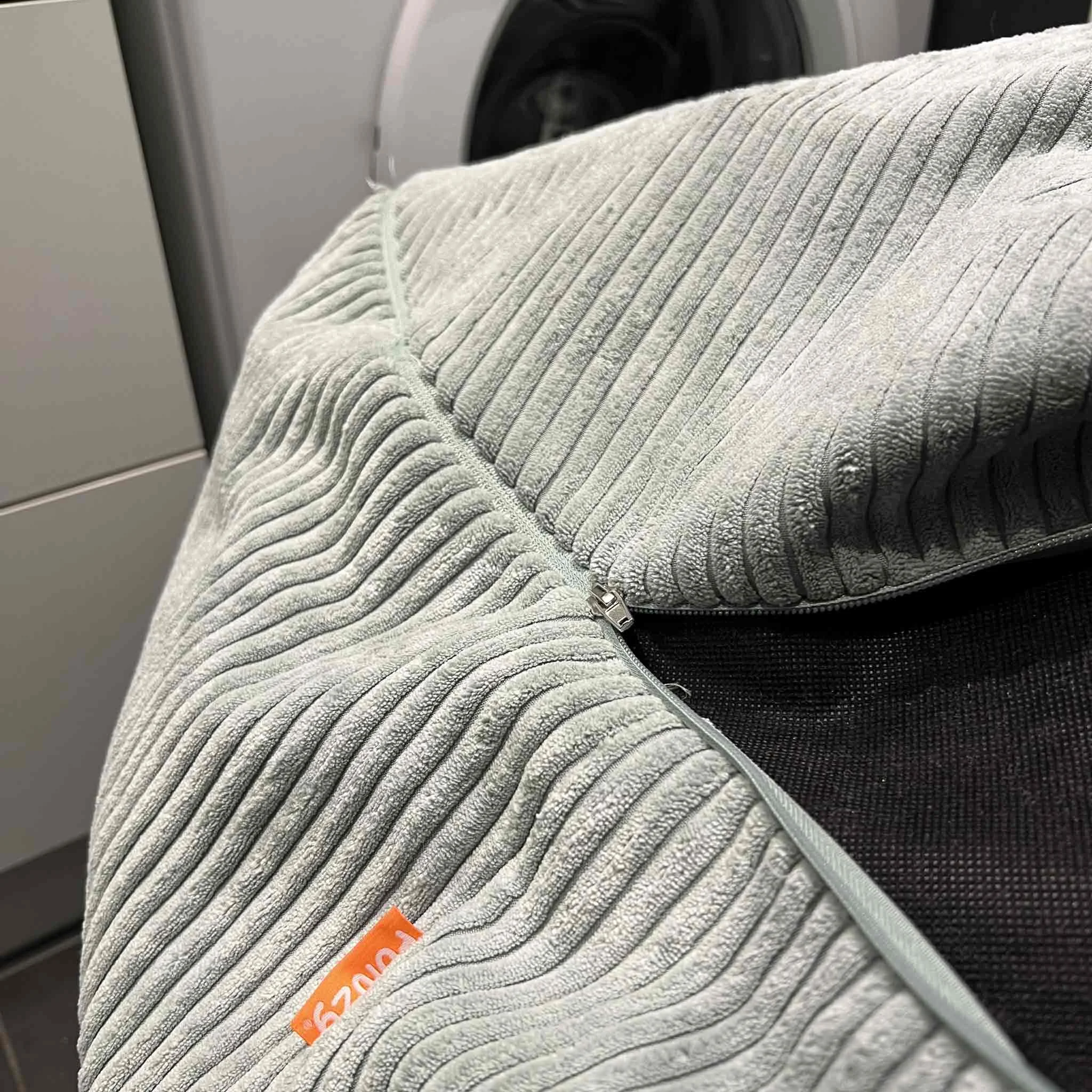 Kordoberstoff, Jacke, Grau, Reißverschluss, Pullover