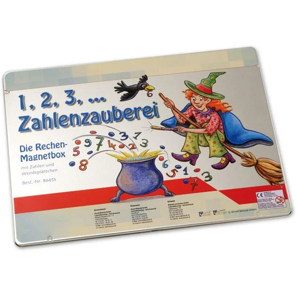 Zahlenspiel, Magnetbox, Magnetkasten, Lernspiel, Zahlenzauber