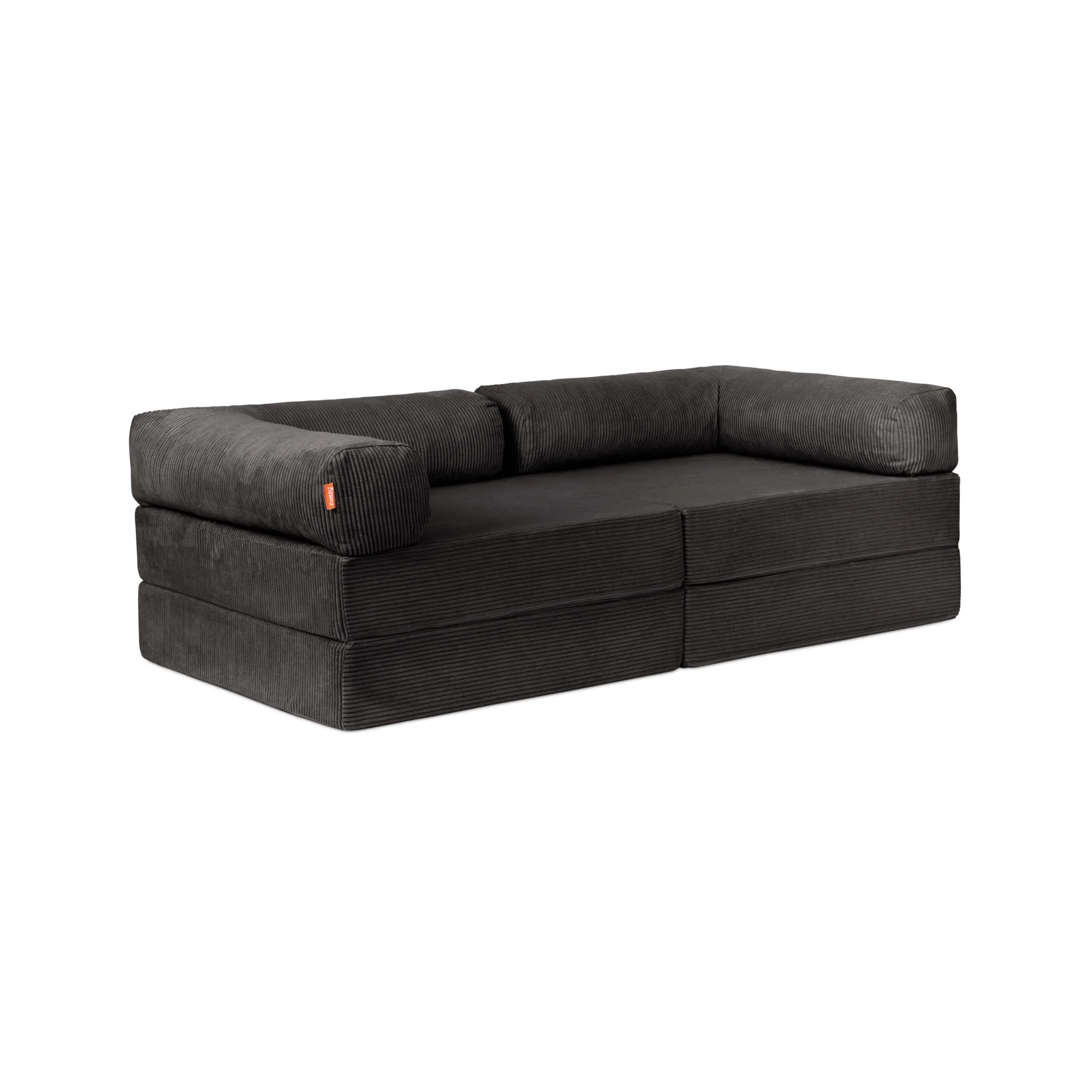 Sofa, Wohnzimmermöbel, Dunkelgrau, Stoffsofa, Dunkler Couch