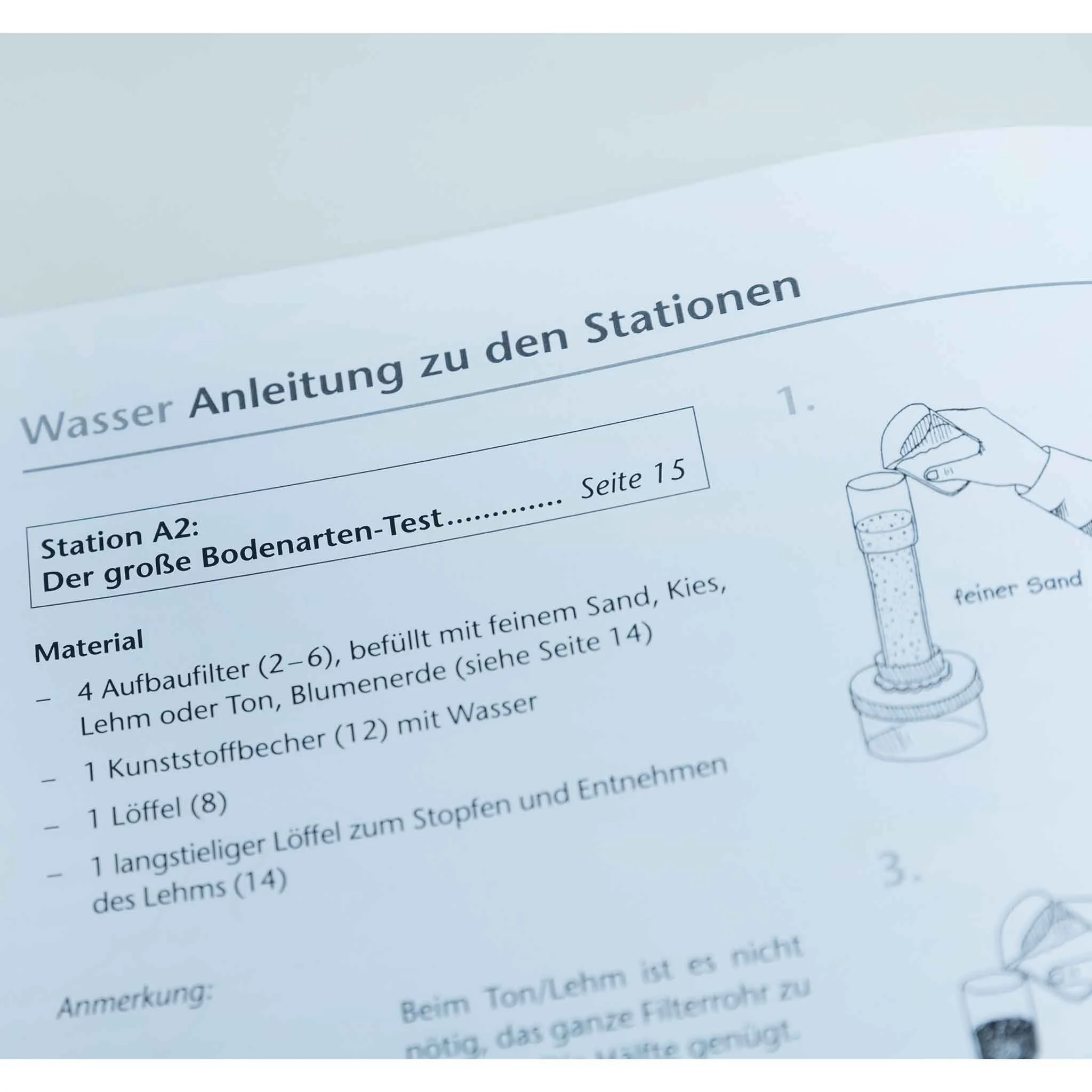 Anleitung, Wasser, Station, Labor, Dokument