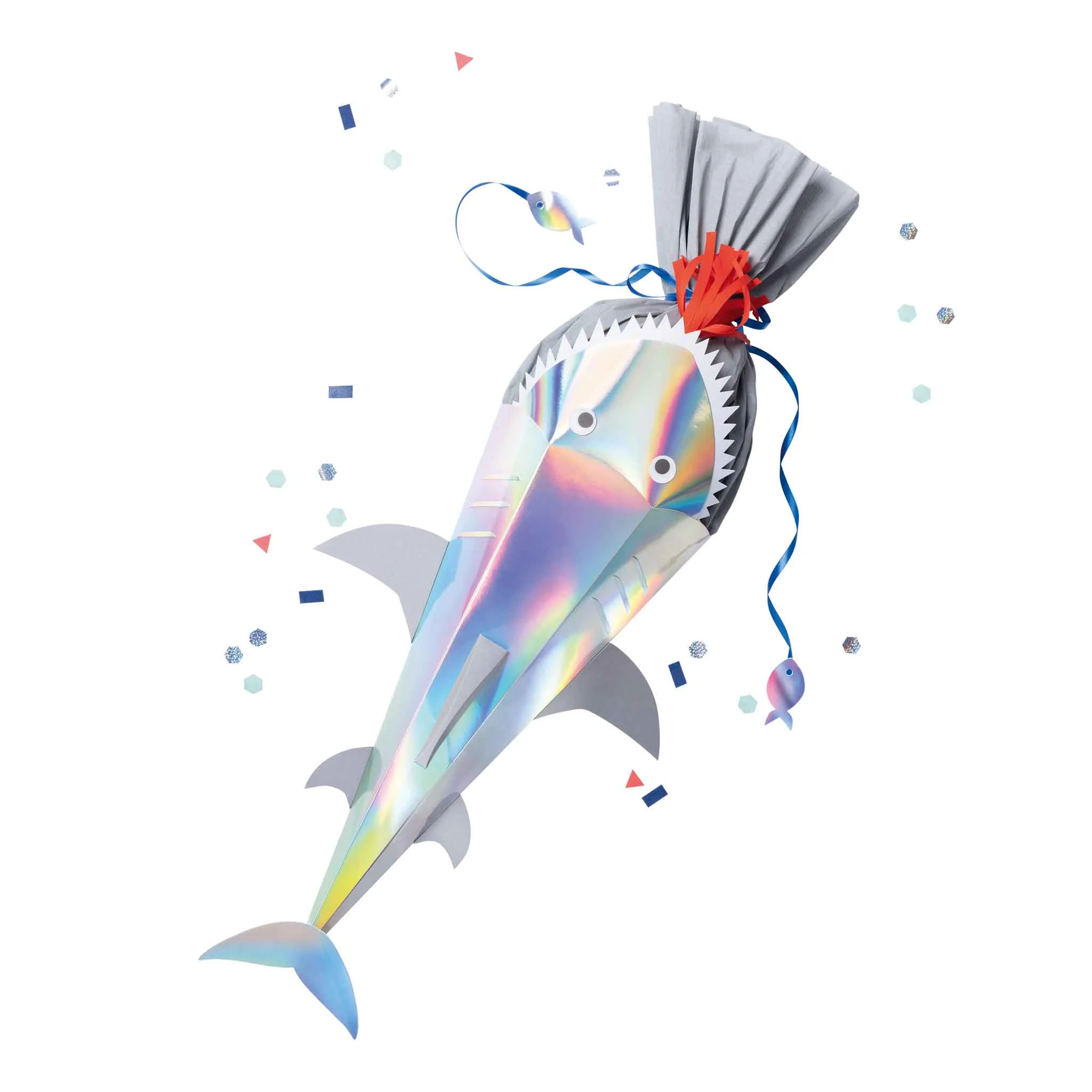 Wanddeko, Fisch, Drachenform, Hologisch, Schmuckband