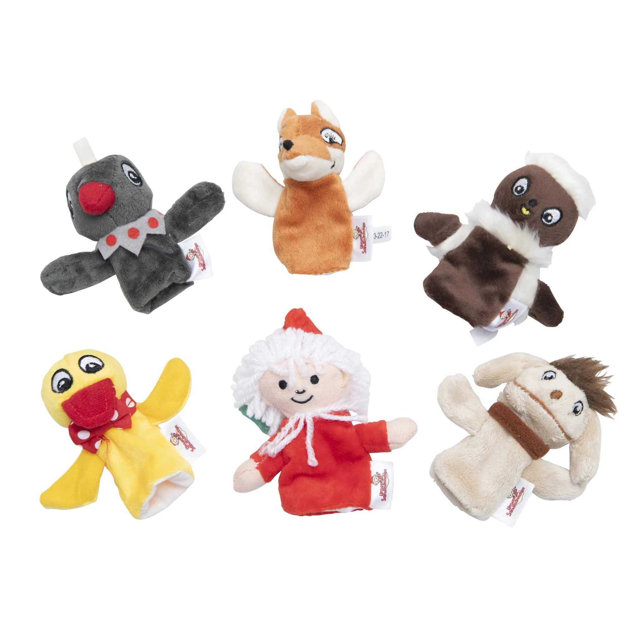 Plushie, Stocking stuffer, Handpuppe, Tiermotiv, Kuschelfiguren