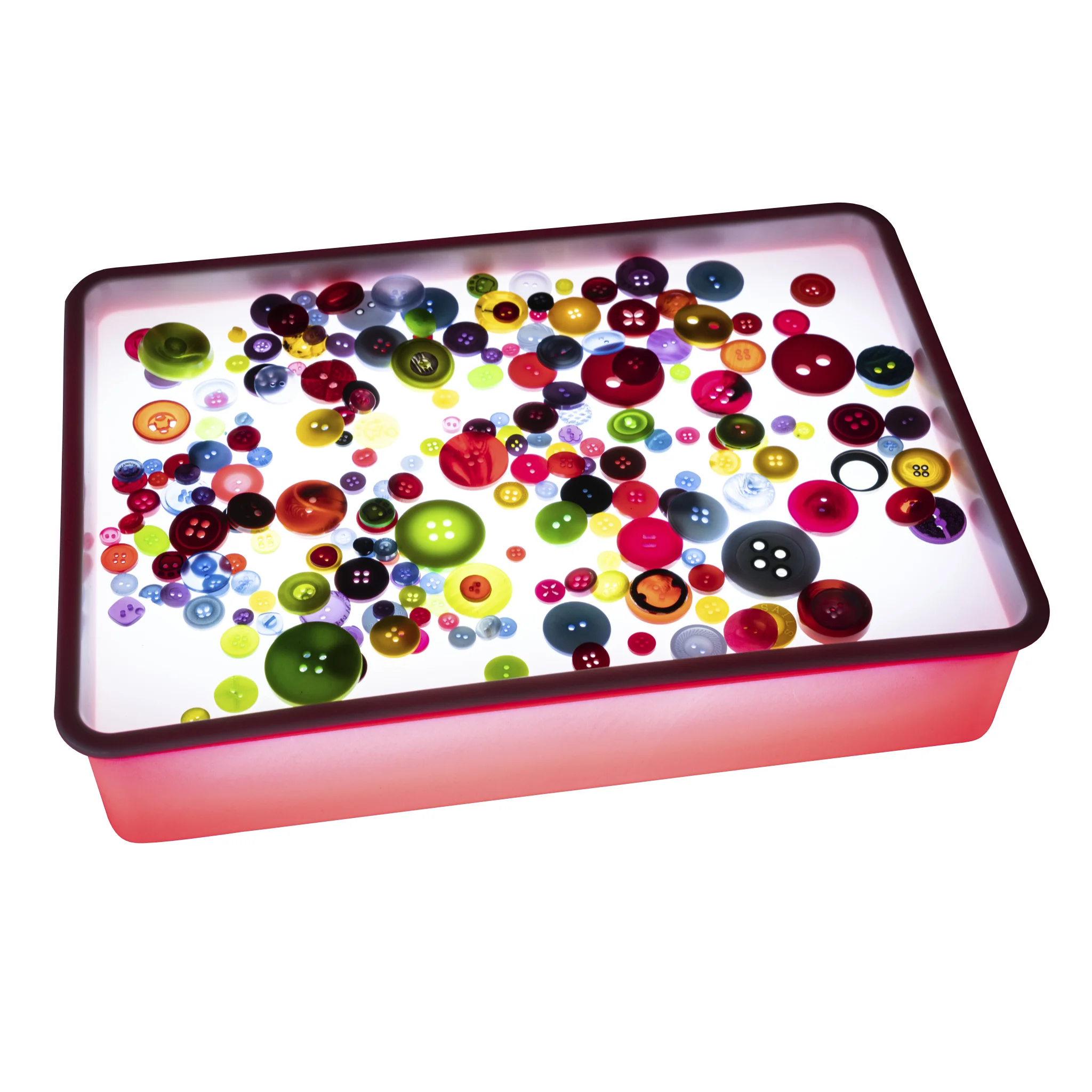 Knöpfe, Knopfablage, bunte Knöpfe, Licht-Button-Tablett, Bastelzubehör