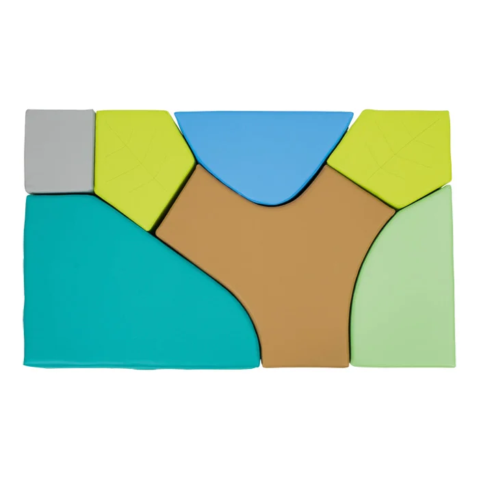 bausteine, kissen, panel, puzzle, pebbles