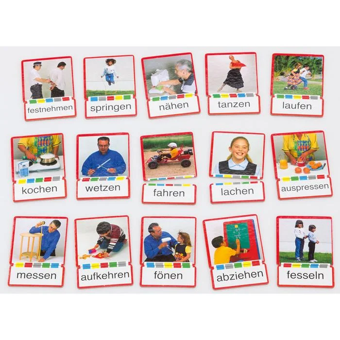 Kinderaktivitäten, Alltagsaktivitäten, Sprachkarten, Bildkarten, Spielkarten