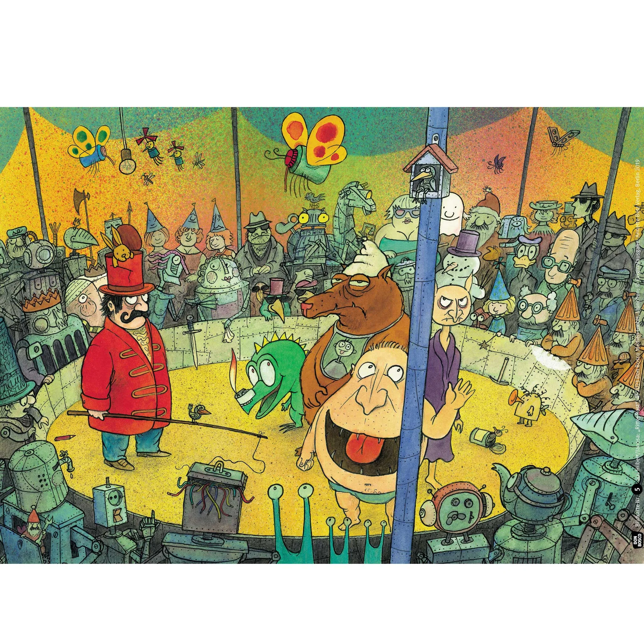 Zirkus, Mensch/Monster, Tierfigur, Zirkuszelt, Kampfarena