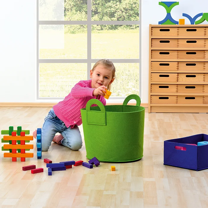 Holzspielzeug, Kauflster, Pädagogisches Spielzeug, Sorter, Spielkorb