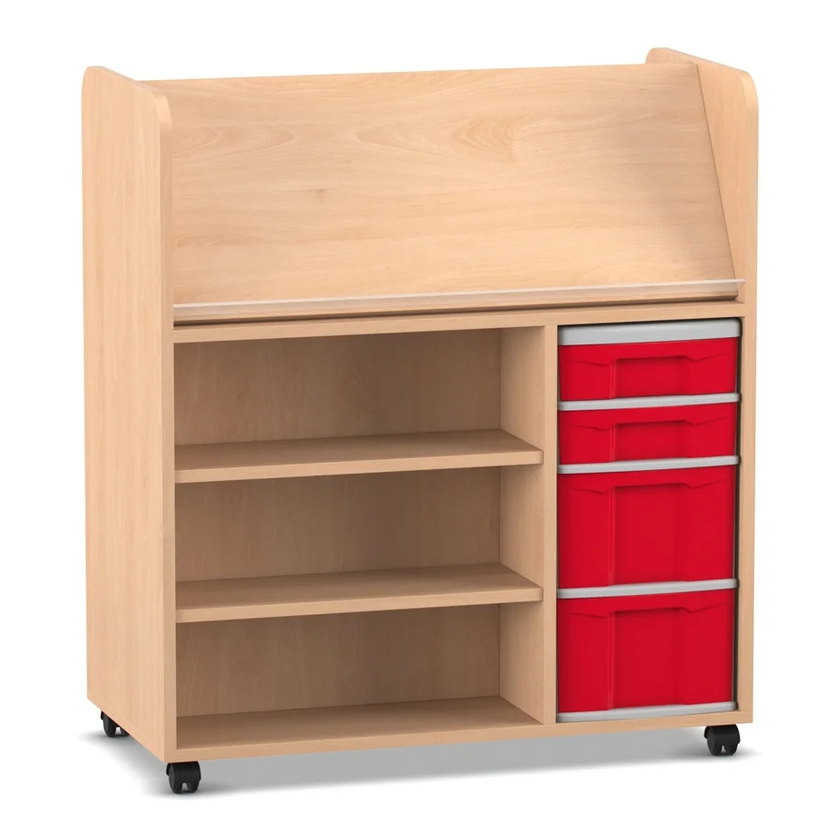 Kinderwerkbank, Holzregal, Schubladen, Rollcontainer, Holz
