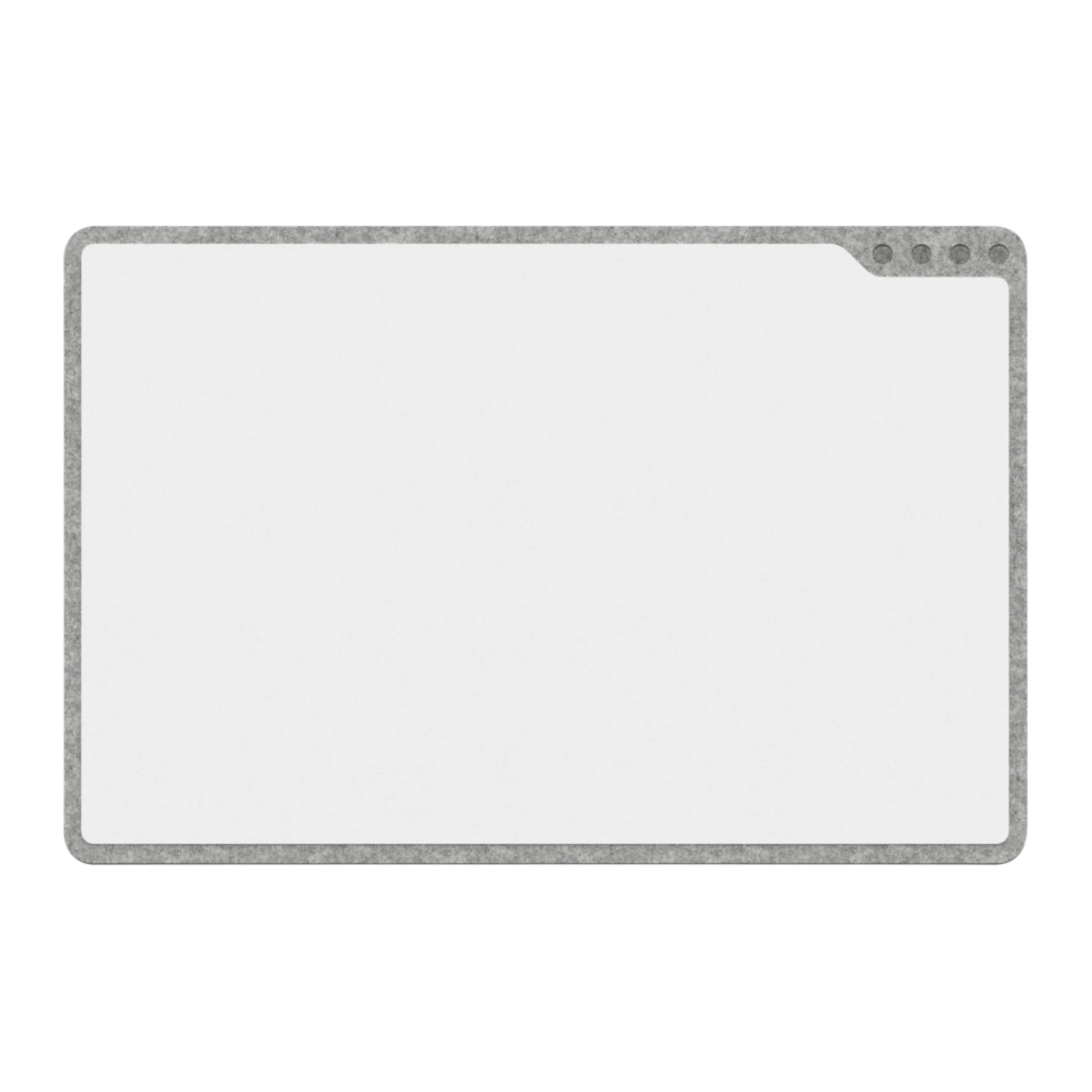 Magnezit, Magnettafel, glänzende Oberfläche, rechteckig, Rahmen
