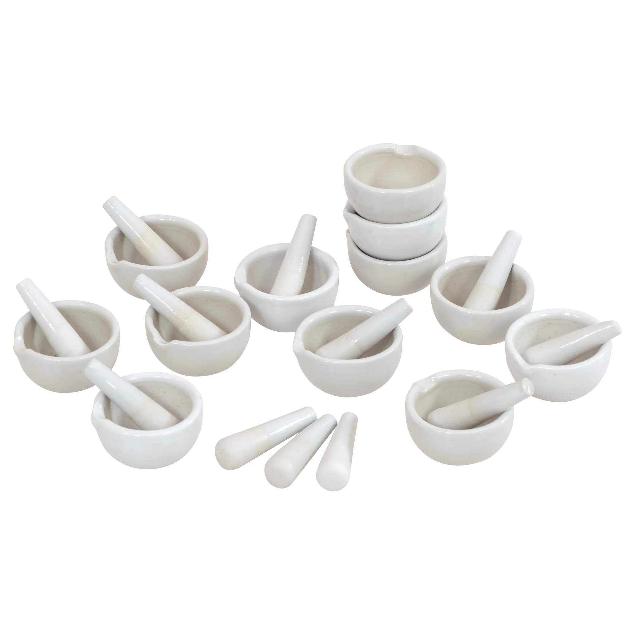 mortar, pestle, keramik, weiß, satz