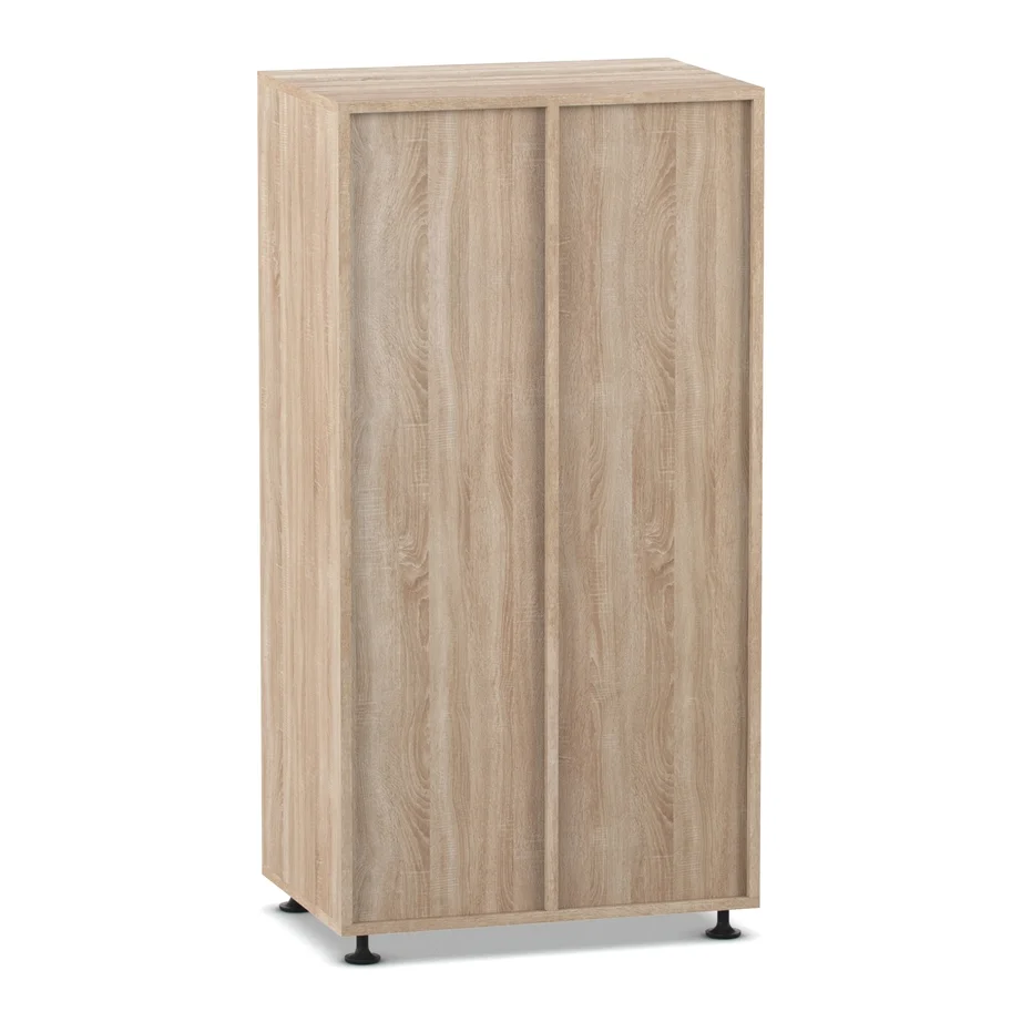 Schrank, Küchenschrank, Holzoptik, Schiebetür, freistehender Schrank