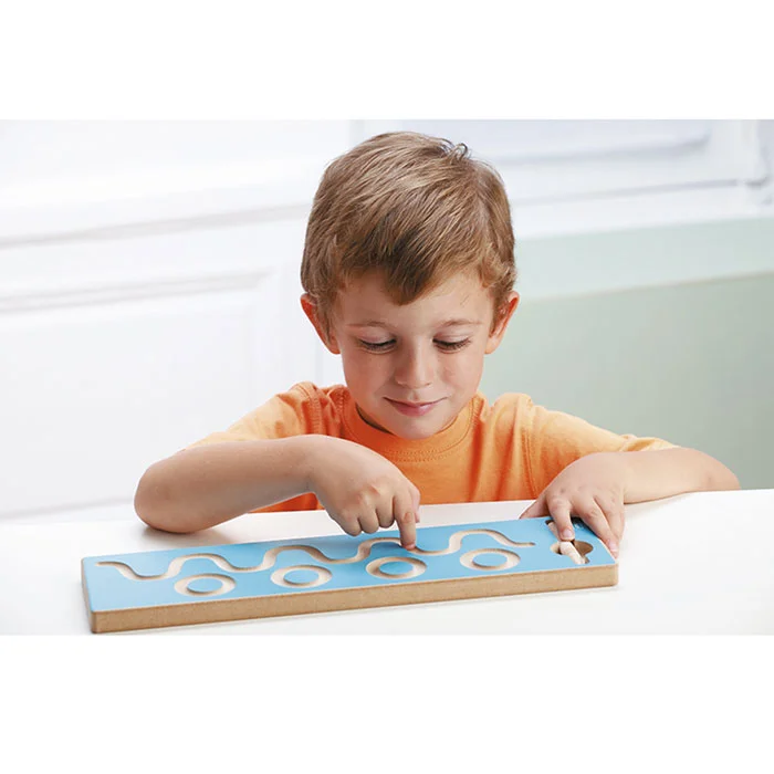 Holzpuzzle, Lernspiel, Formenpuzzle, Tierformen, Kitzelpfad