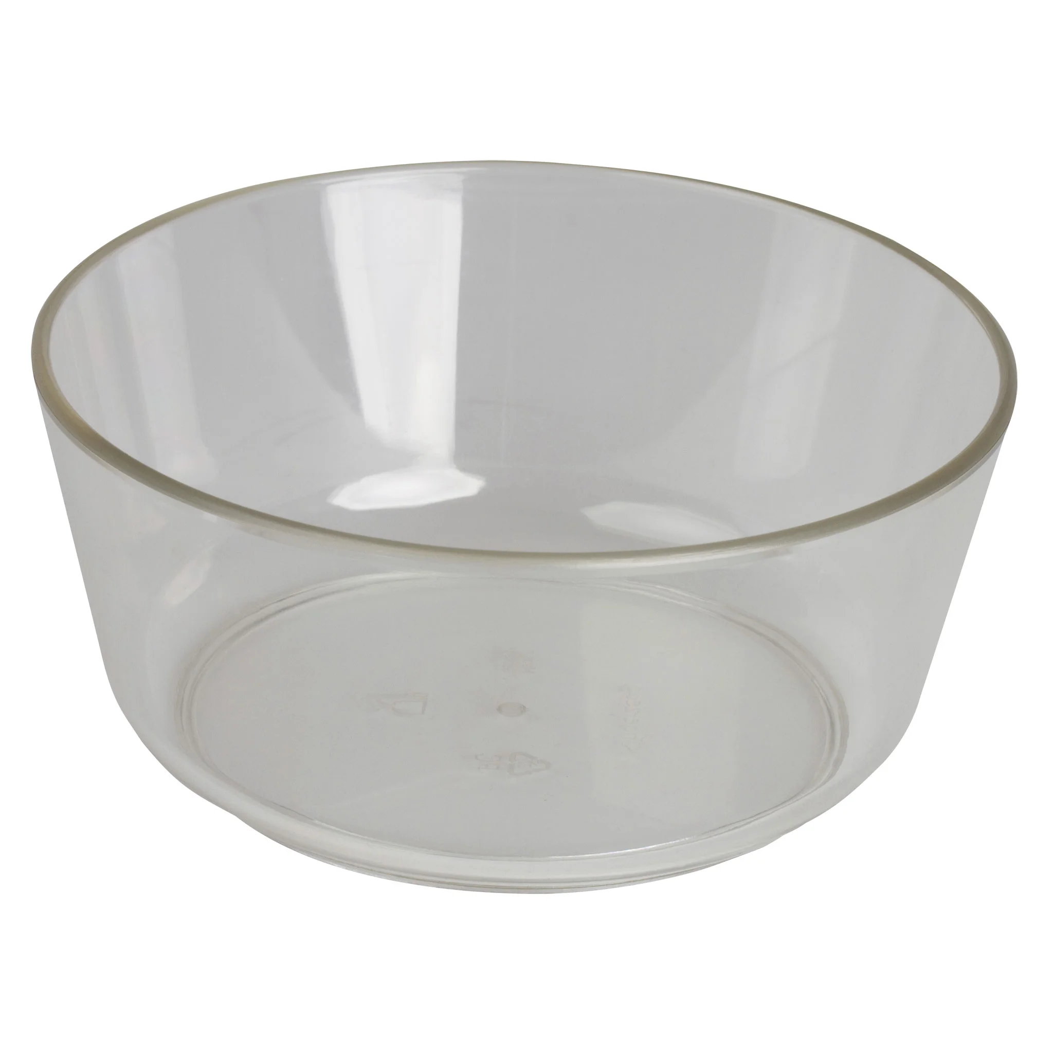 glas-schale, transparent, küchenware, runde schale, tengeschirr