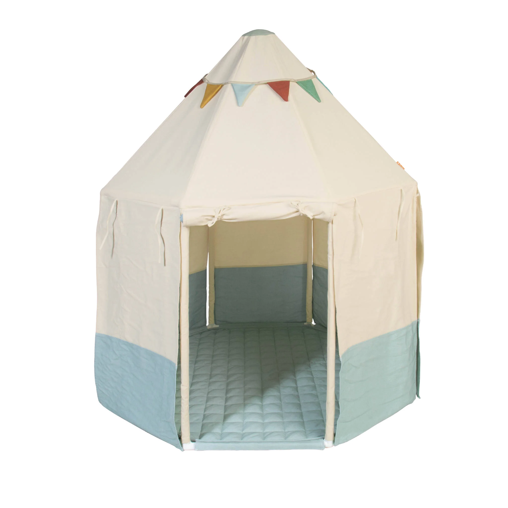 Zelt, Kinderzelt, Spielzelt, gepolsterte Boden, Pastellfarben