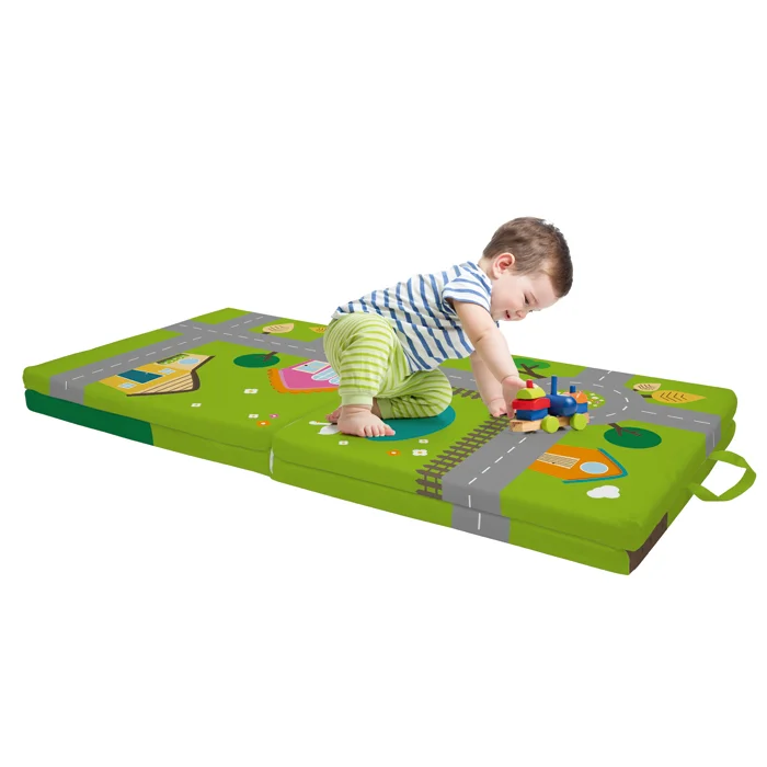 Spielmatte, Kinder, Straßenmuster, Puzzlespiel, Förderung