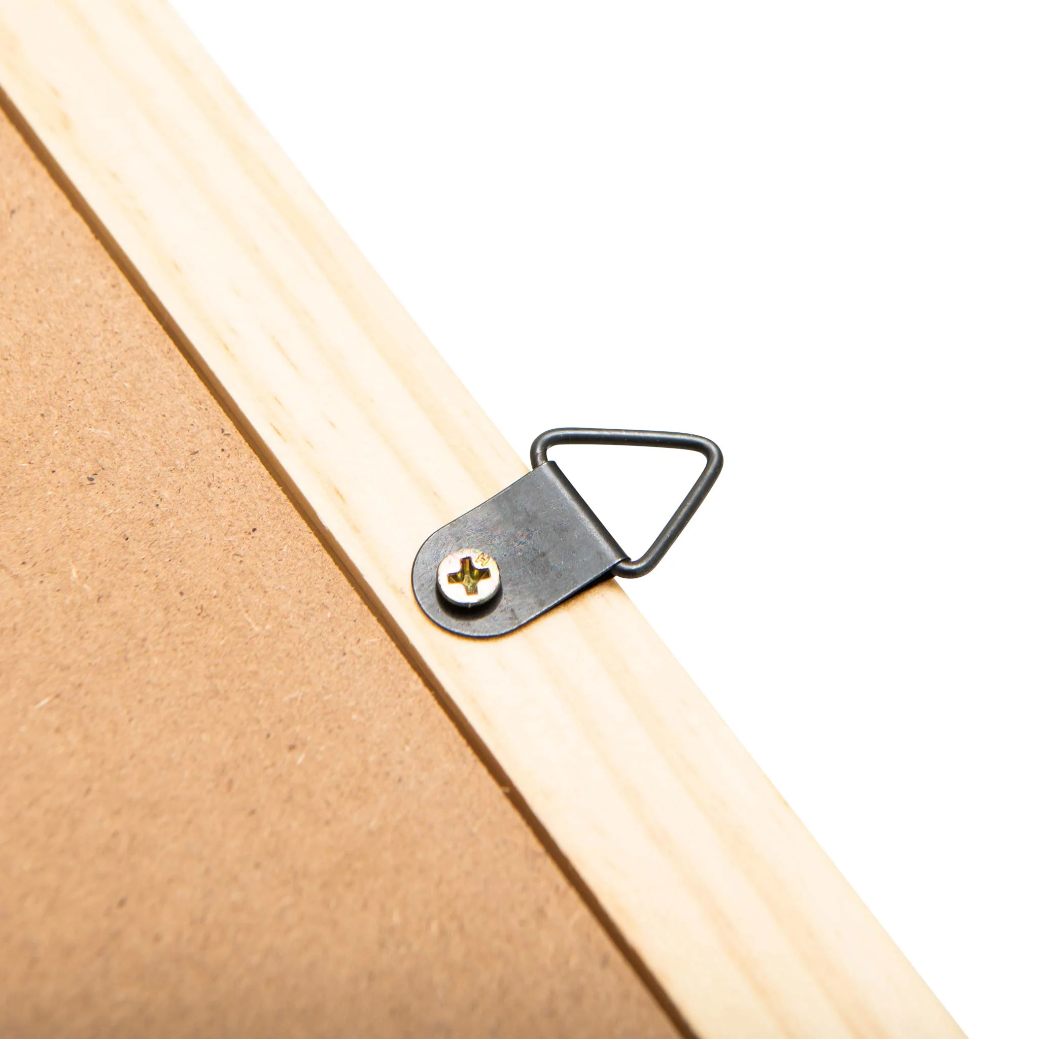 Adapter, Metallischer Befestiger, Ecken-Befestigung, Schraubenkopf, Holzplatte