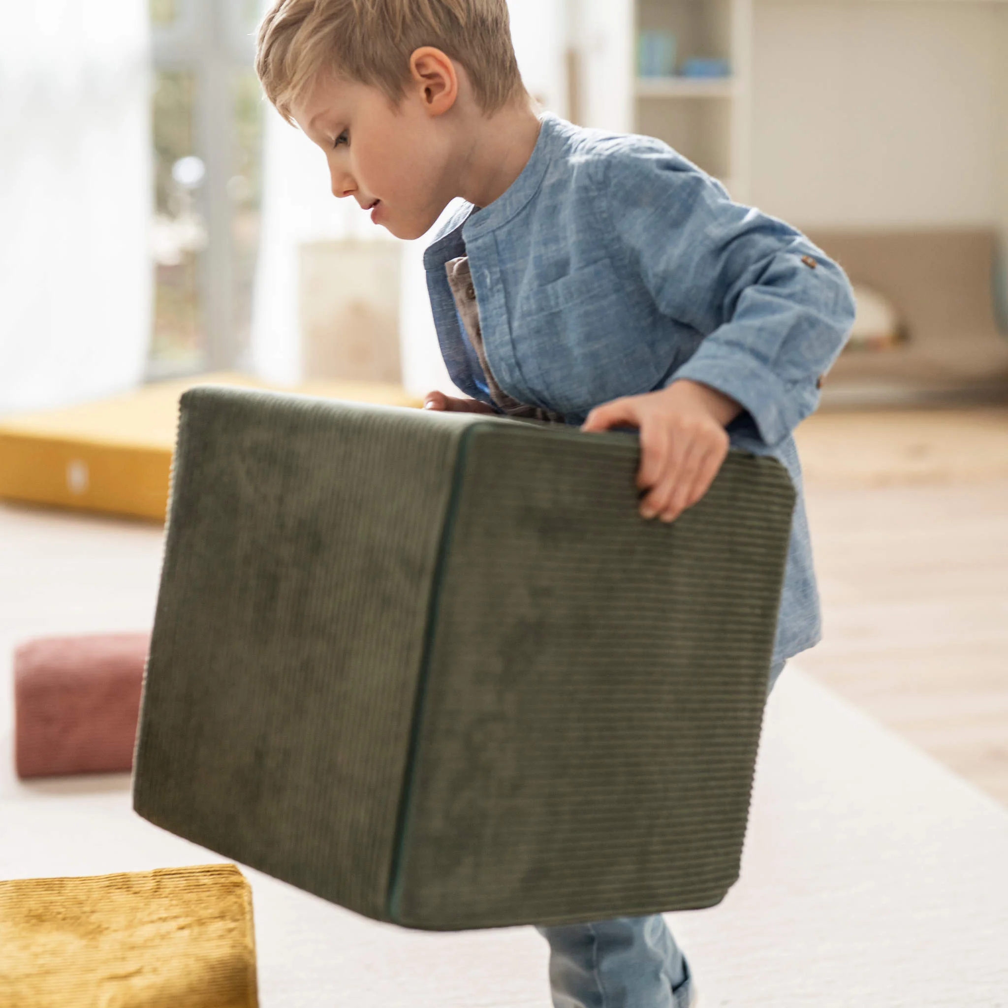 Kinderzimmer, Sofa/Polster, Grün, Karton, Transport