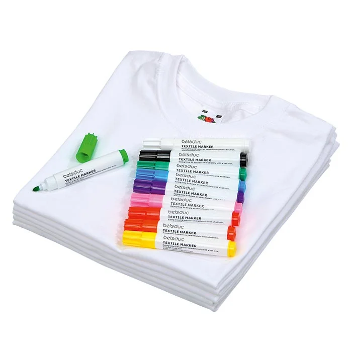 T-Shirt, Textilmarker, Marker, Kleidung, Präsentation