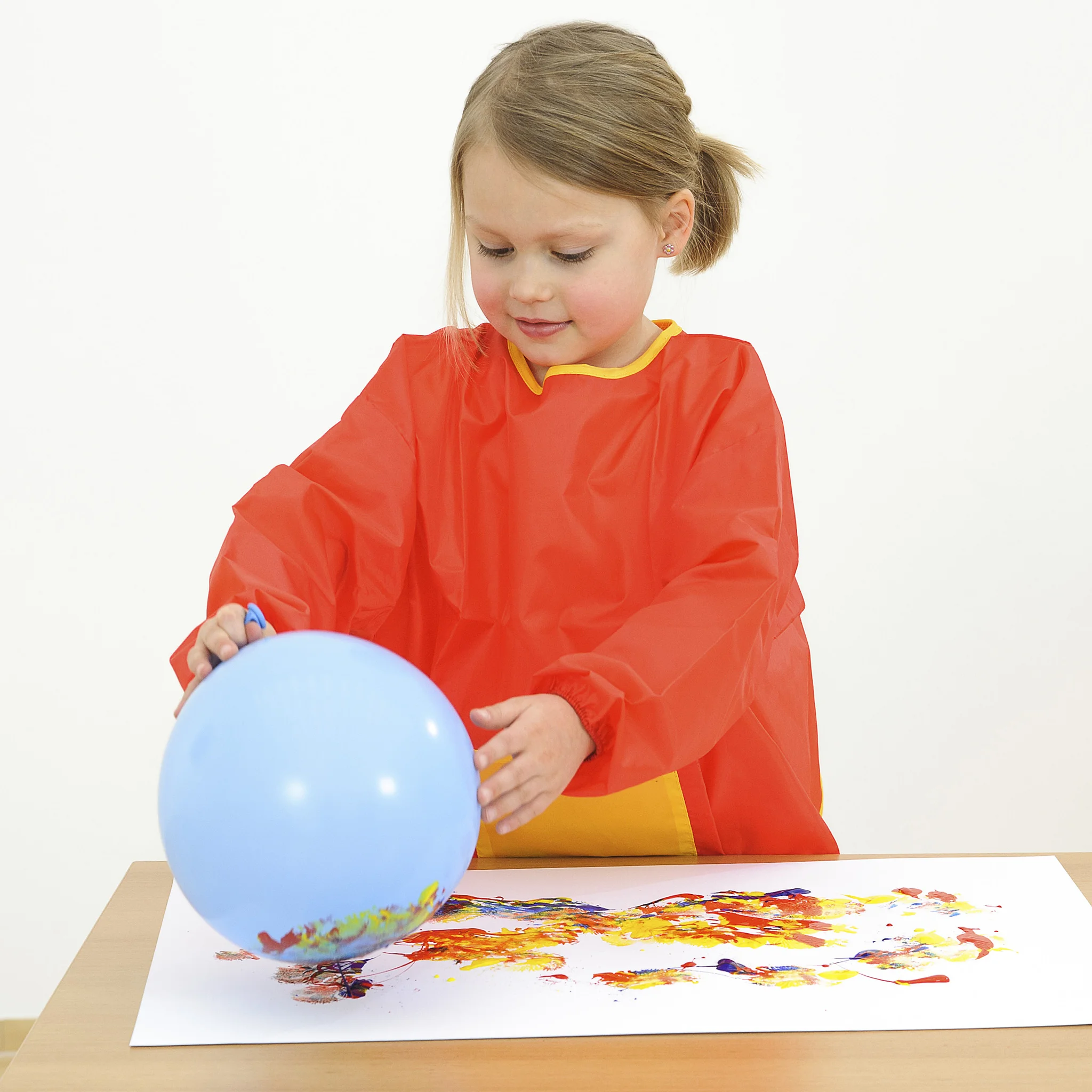 Kinder, Ball, Ballon, Malerei, Kleidung