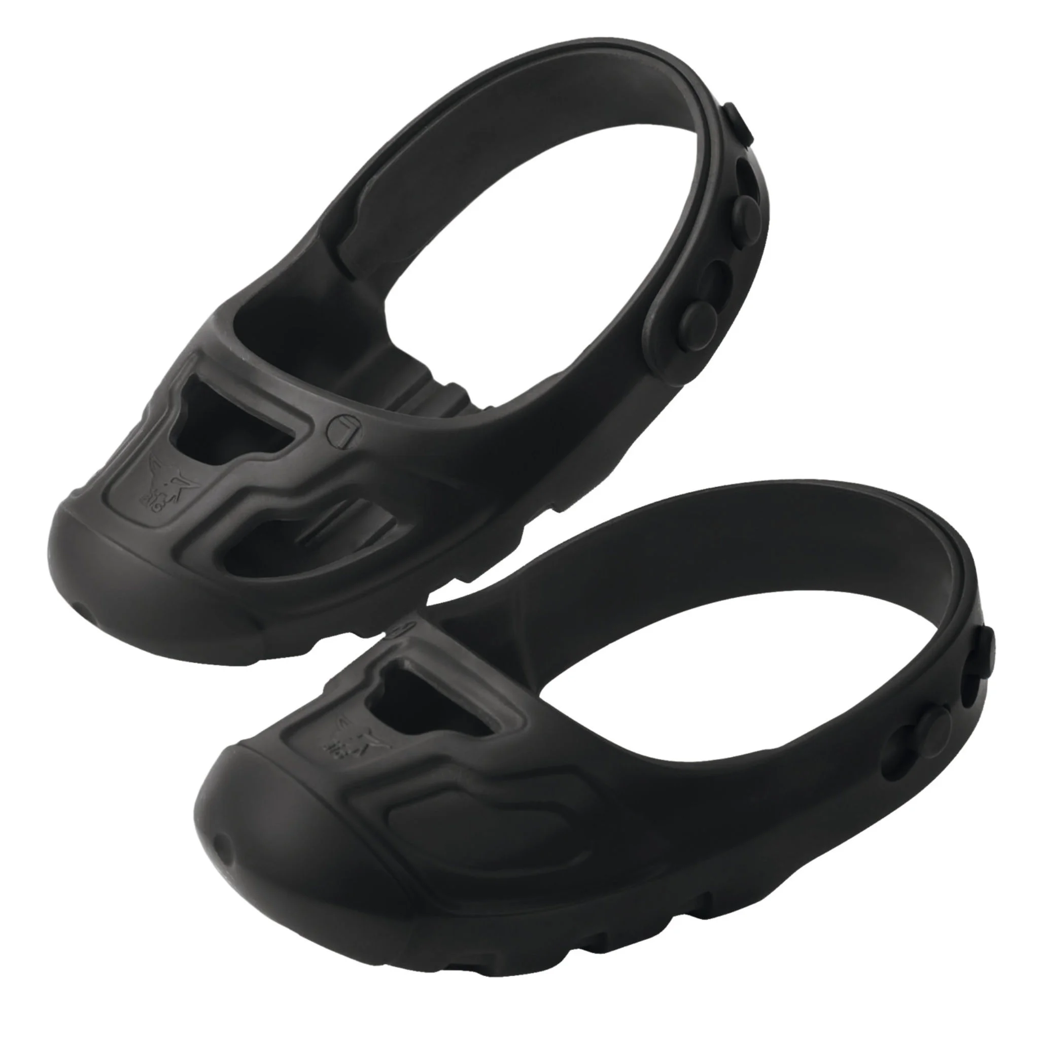 Schuhhüllen, Sandalen, Schwarz, Gummi, Klettverschluss
