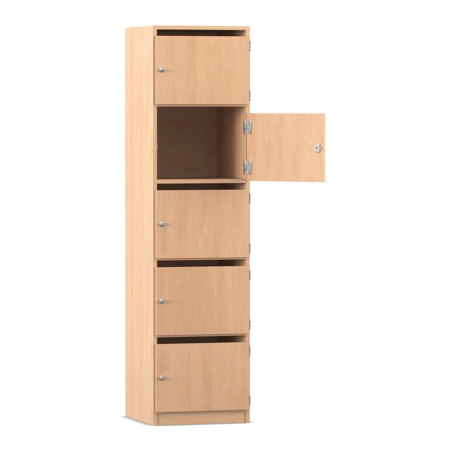 Schließfachschrank mit 5 Briefschlitzen, 190 x 48,1 cm, 40 cm