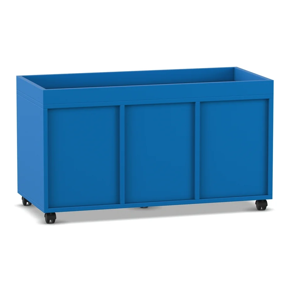 Blau, Rollcontainer, Kunststoff, Schubladenverkleidung, Rollbocktresen