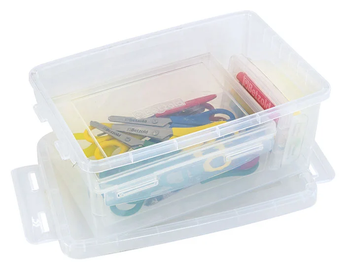 Aufbewahrungsbox, Kunststoffbox, Sortierbox, Werkzeugkasten, Klebeband