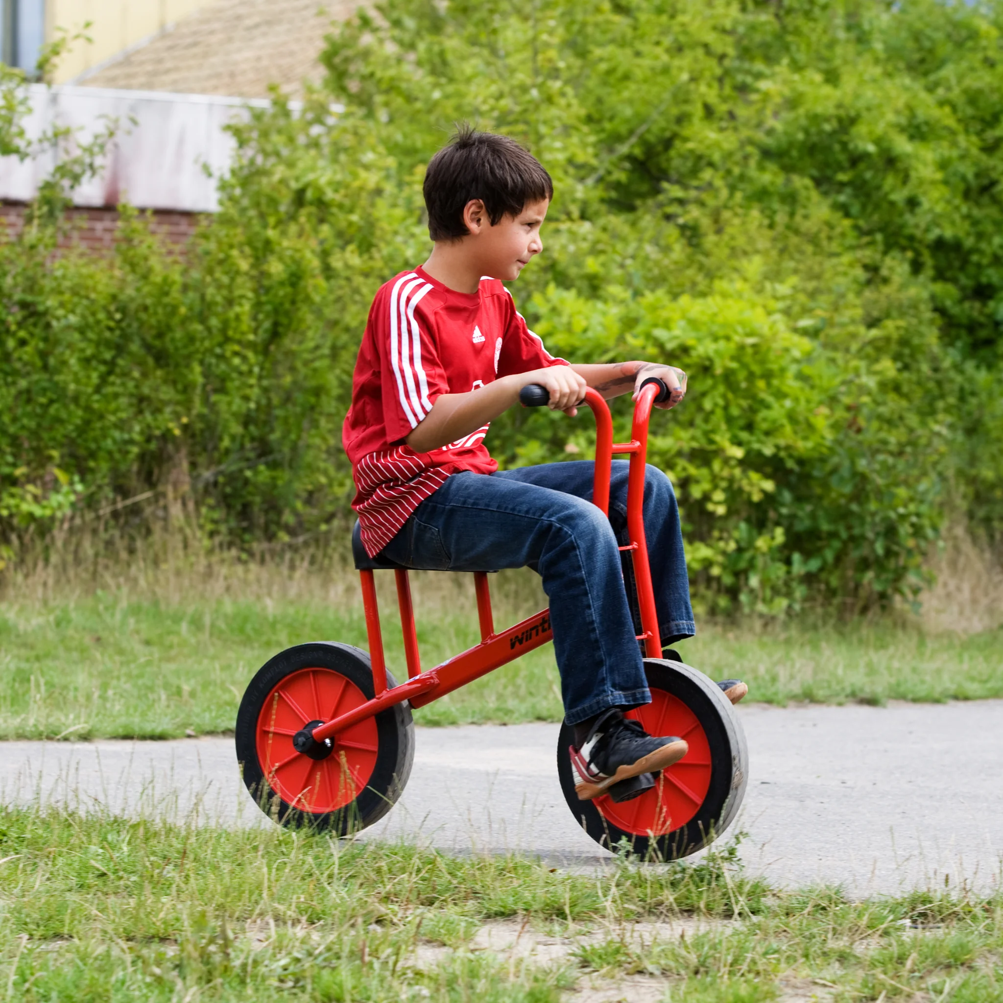 Kinderfahrrad, Rotes Fahrrad, Dreirad?, Außen-Spielzeug, Kinderwagen