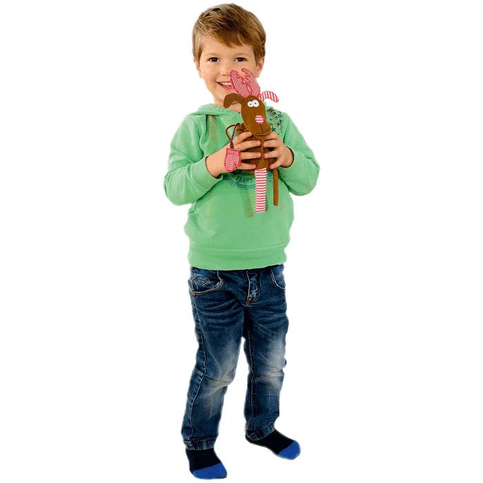 Kinder, Hose, Pullover, Grün, Spielzeug
