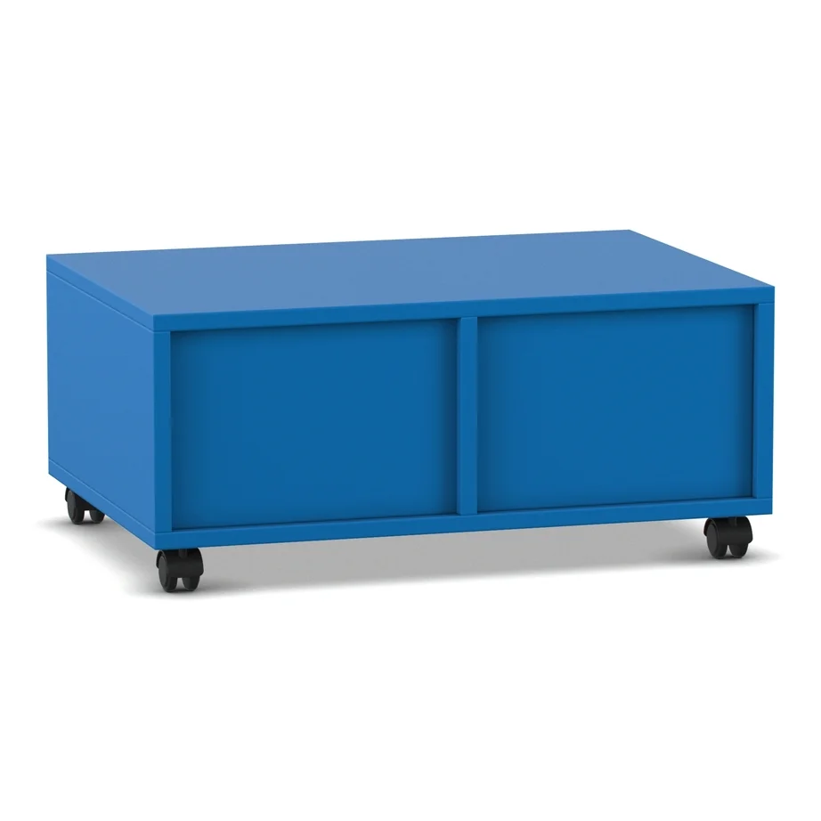 Schubladenschrank, Blauer Schrank, Rollschrank, Mobiliar, Wagen mit Rollen