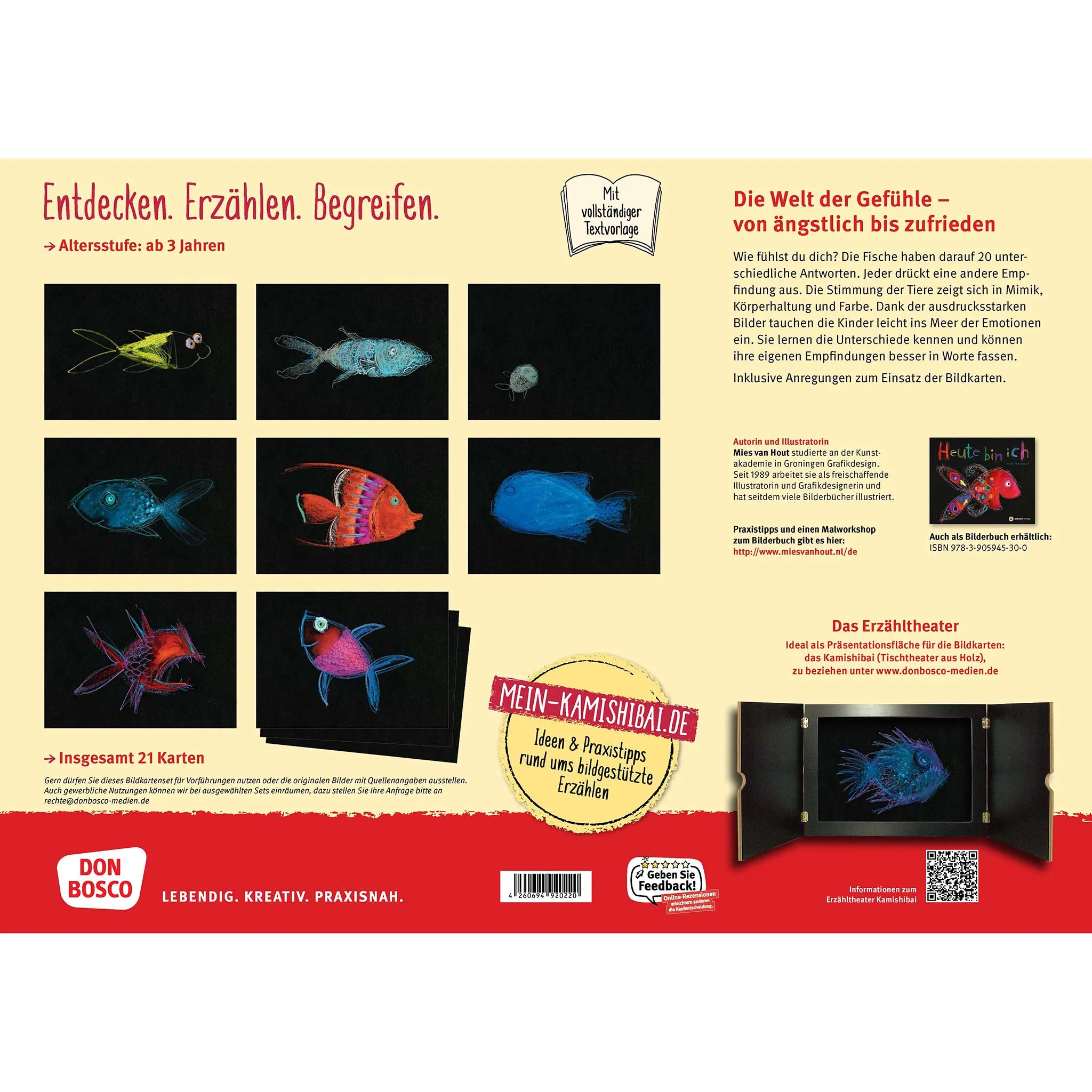 Kinderbuch, Bildkarten, Fisch, Marine, Kunstlederkarten