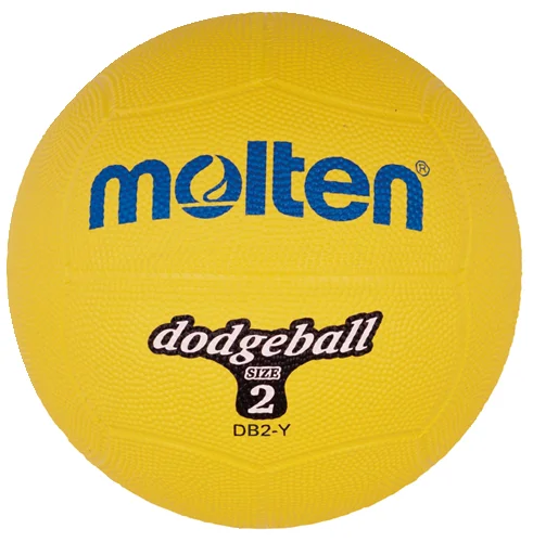 handball, dodgeball, gelber ball, strukturierte oberfläche, größe 2