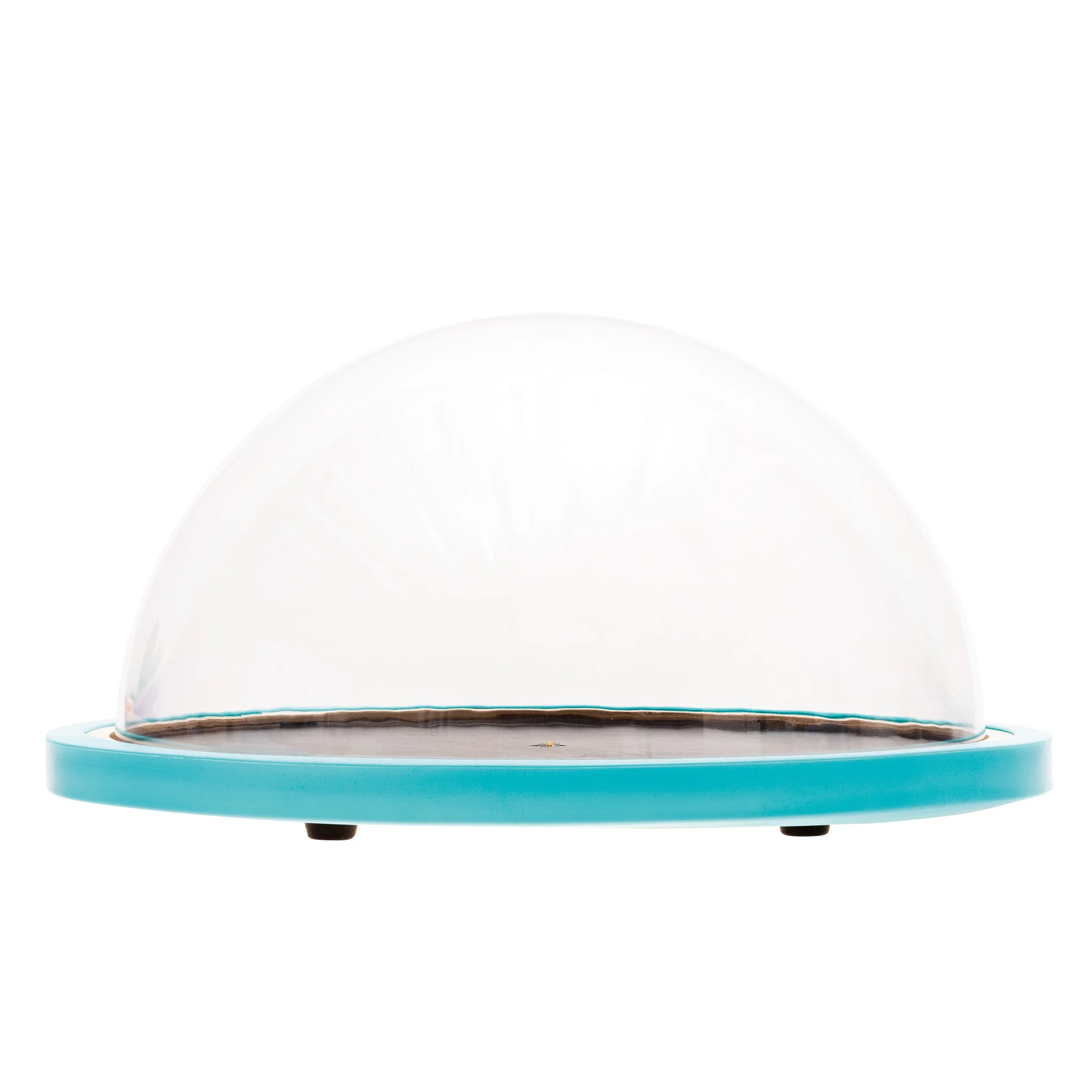 Cove light, Dome lid, Acrylic dome, Blue base, Display case