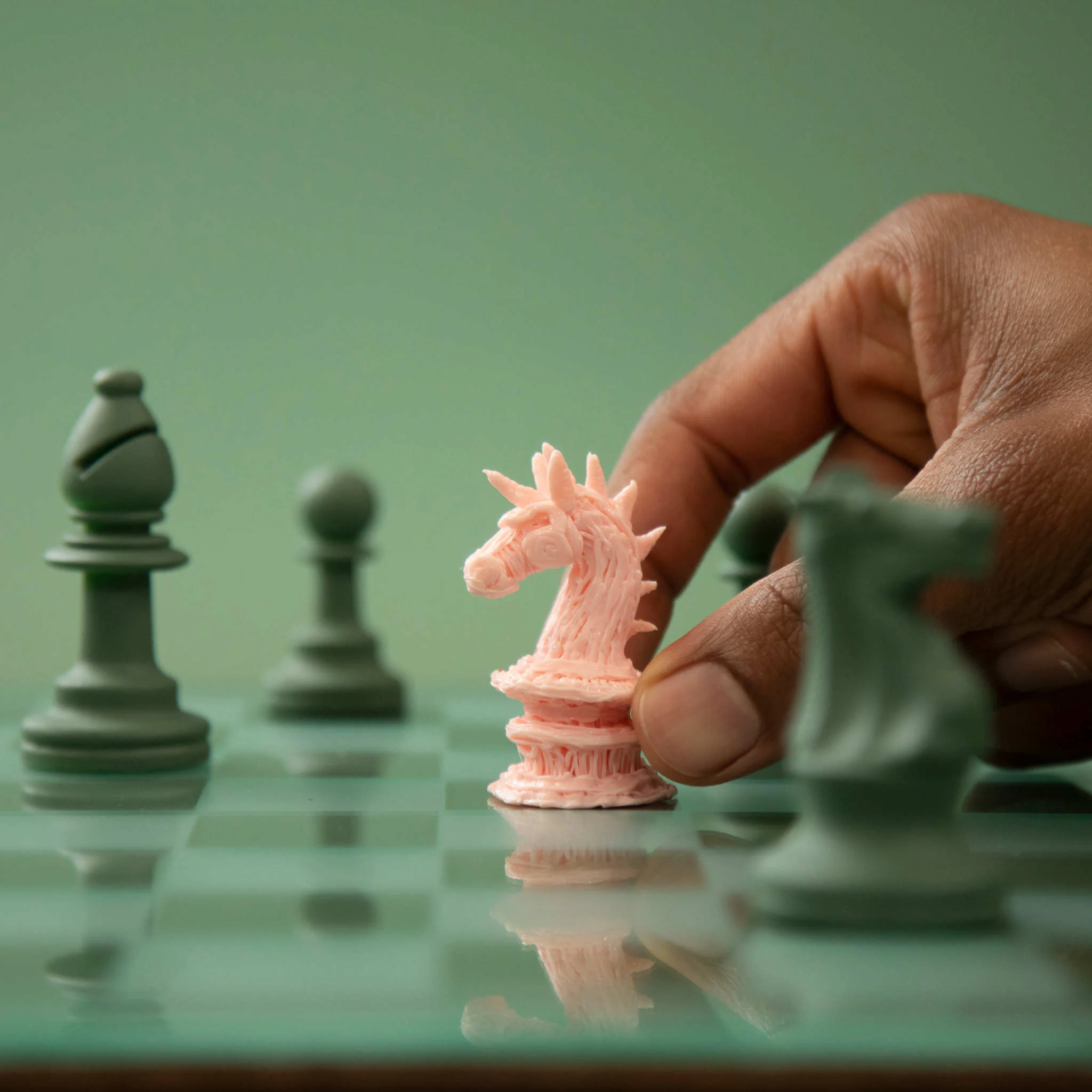 Schachfigur, Pferd, Schafigur, Spielzeug, Kunststofffigur