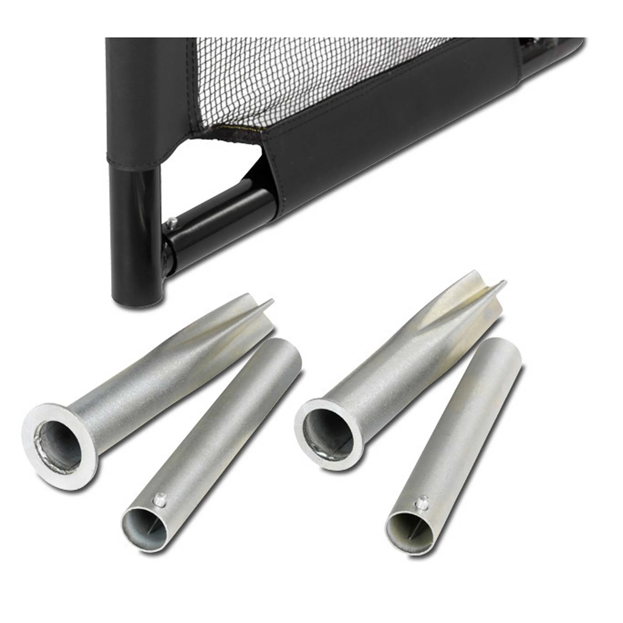 Pfortenpfosten, Kunststoffrohr, Metallrohr, Bausatz, Gartenzaun