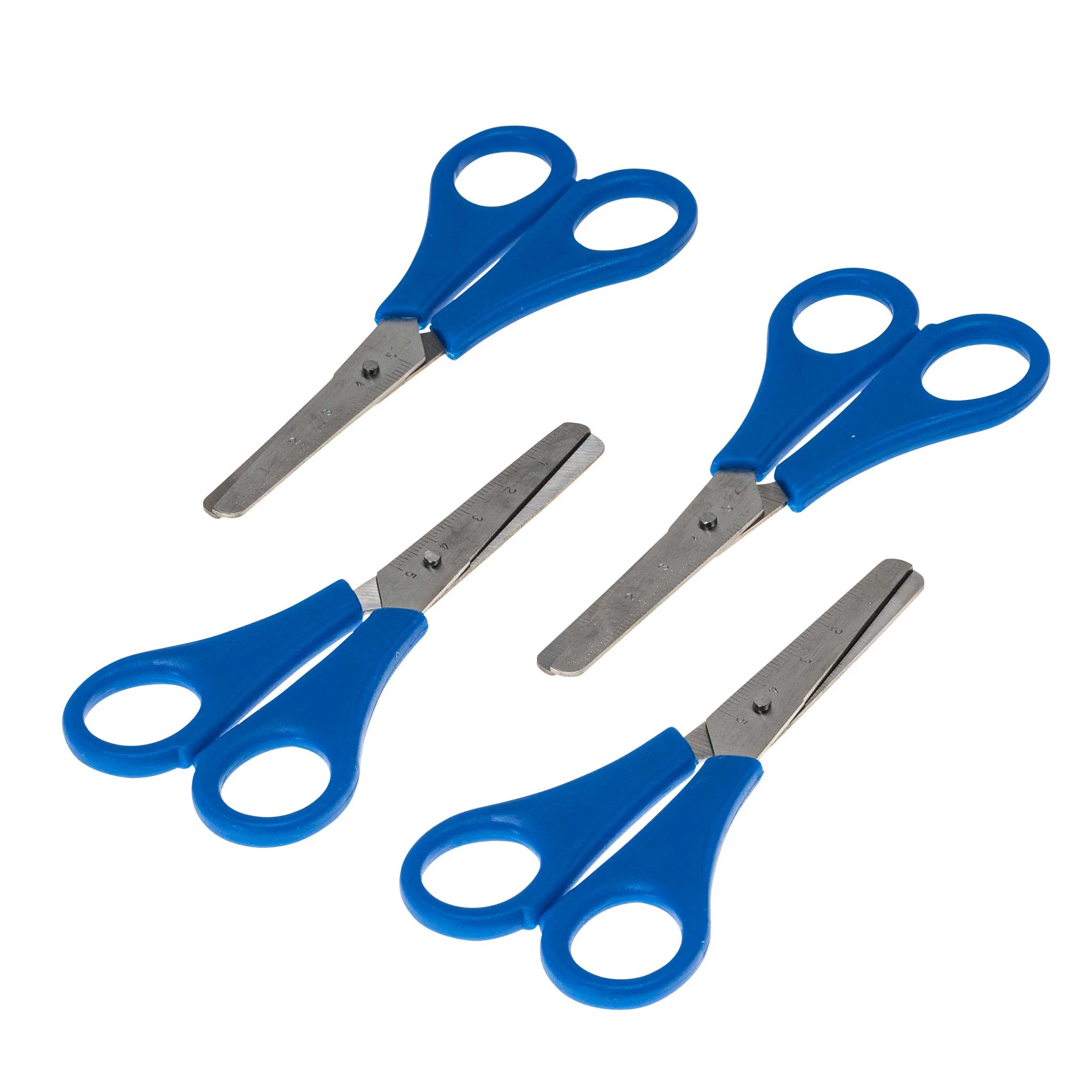 Scheren, blau, Kunststoffgriff, Edelstahl, mini Scheren