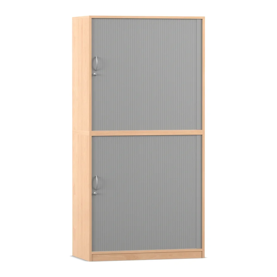 Schrank, Zweiflügeliger Schrank, Holz, Griffe, Riegel/Griffleisten