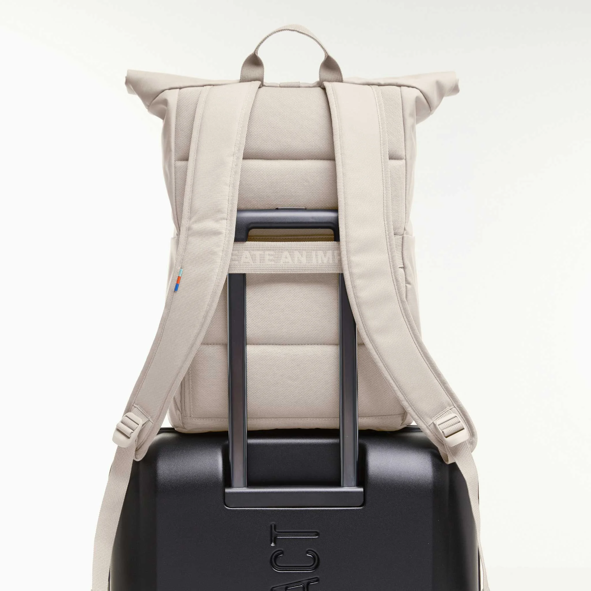 Rucksack, Beige, Tragbarer Rucksack, Schultasche, Tragegurte