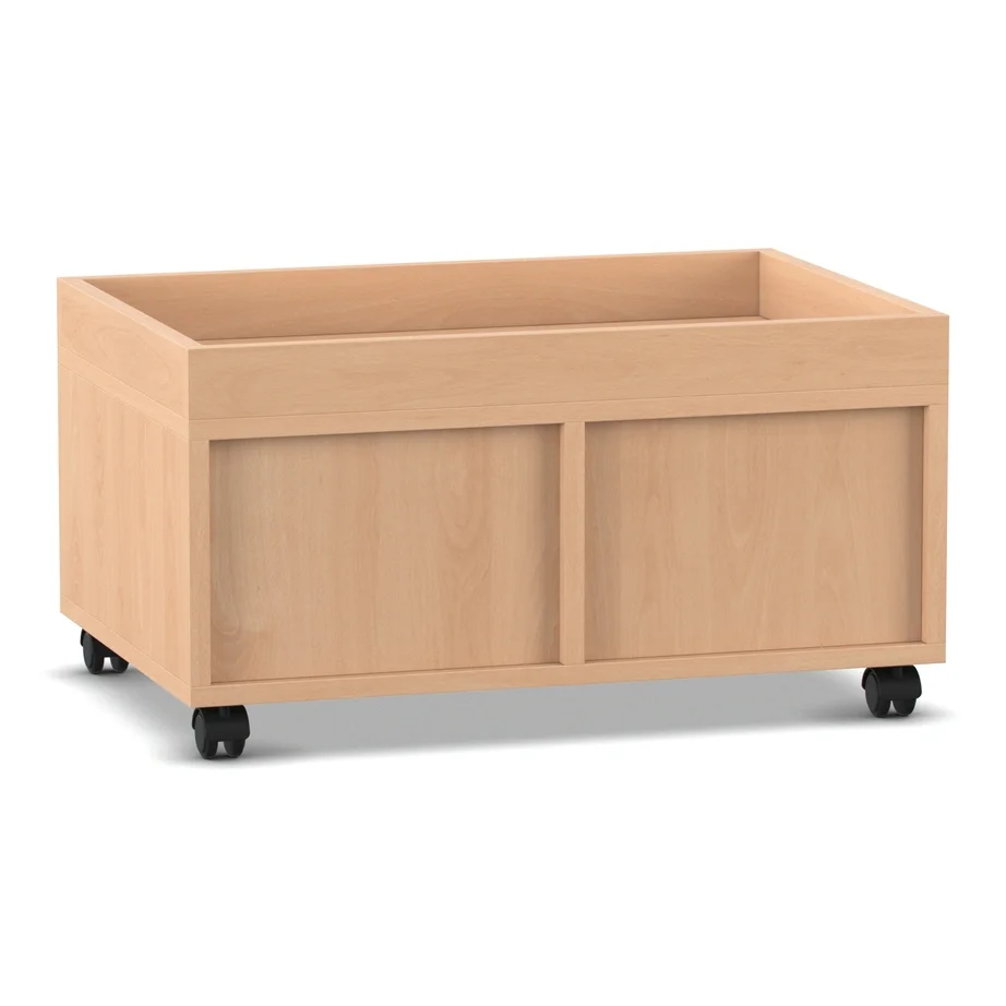 Rollcontainer, Holz, Rollen, Aufbewahrung, Schubkasten