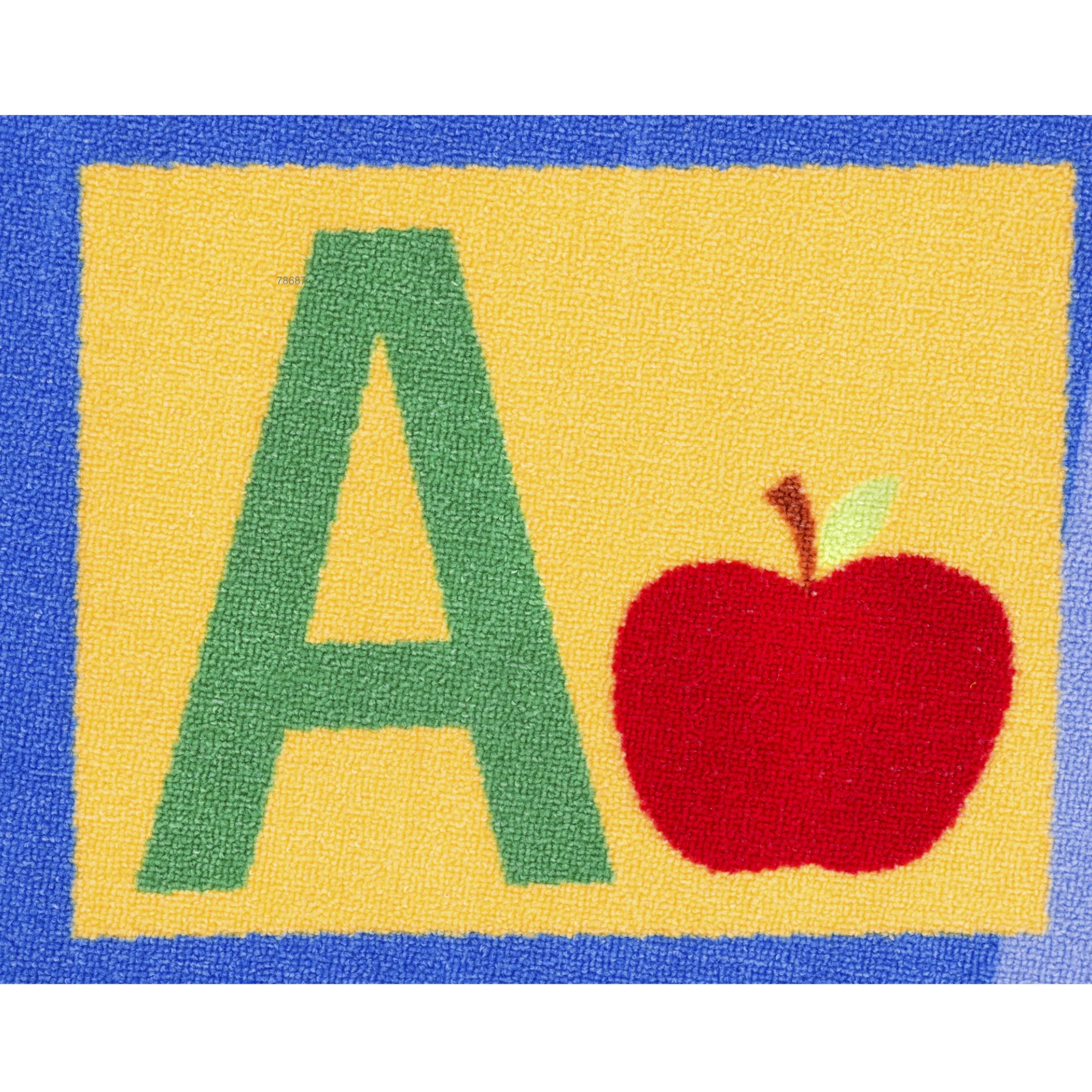 alphabet, apfel, buchstaben, kinder-teppich, bild