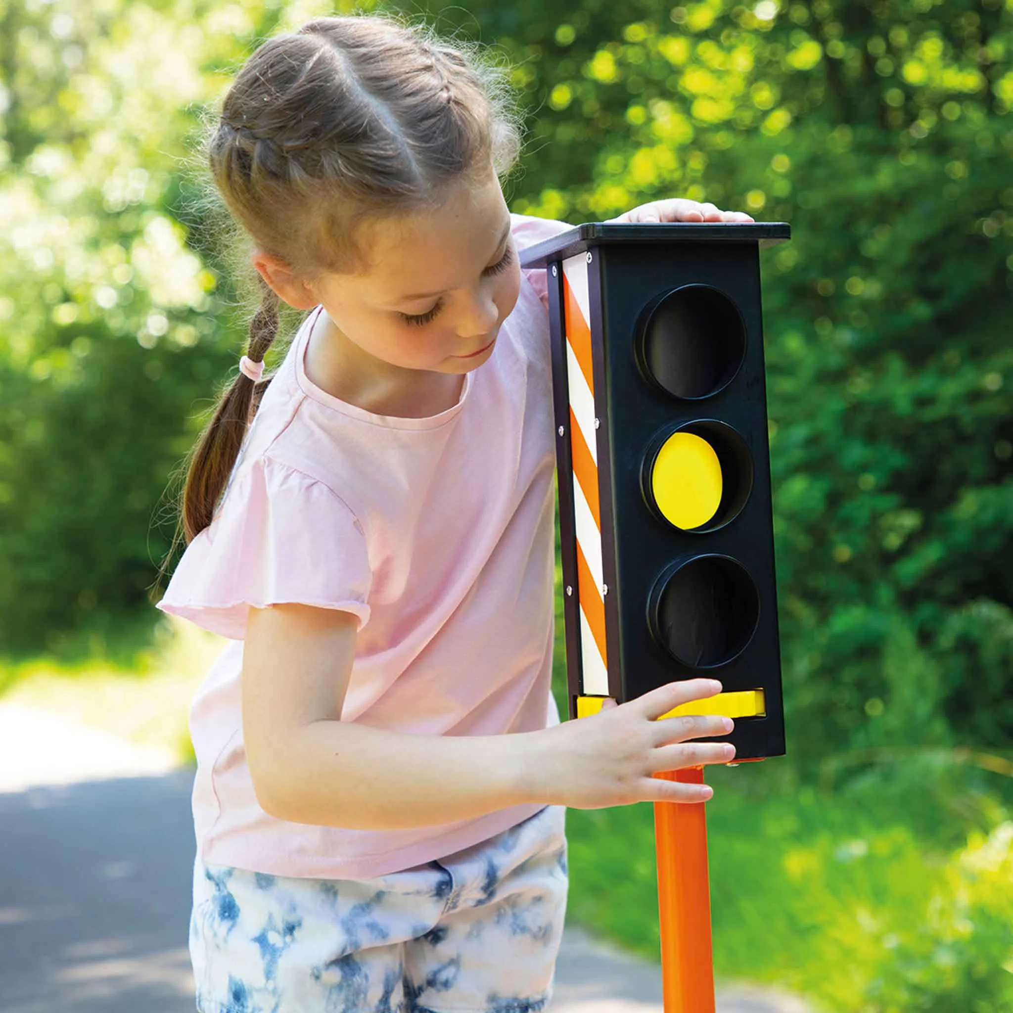 Kinder, Spielzeug, Signallicht, Verkehrsampel, Straßenschranke