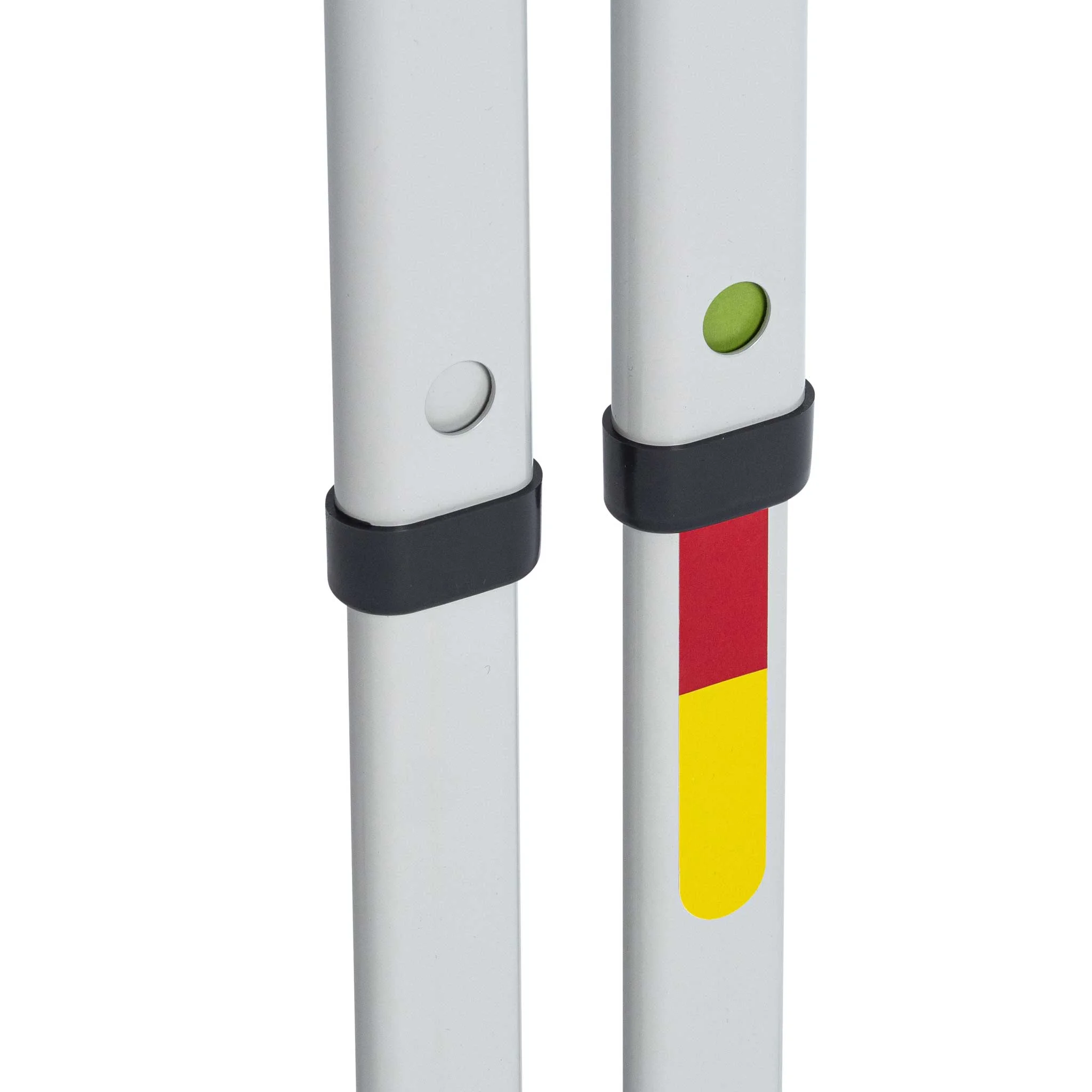 Aluminium, Dualbeine, Verlängerungsstangen, Einstellmarke, Farbkennzeichnung