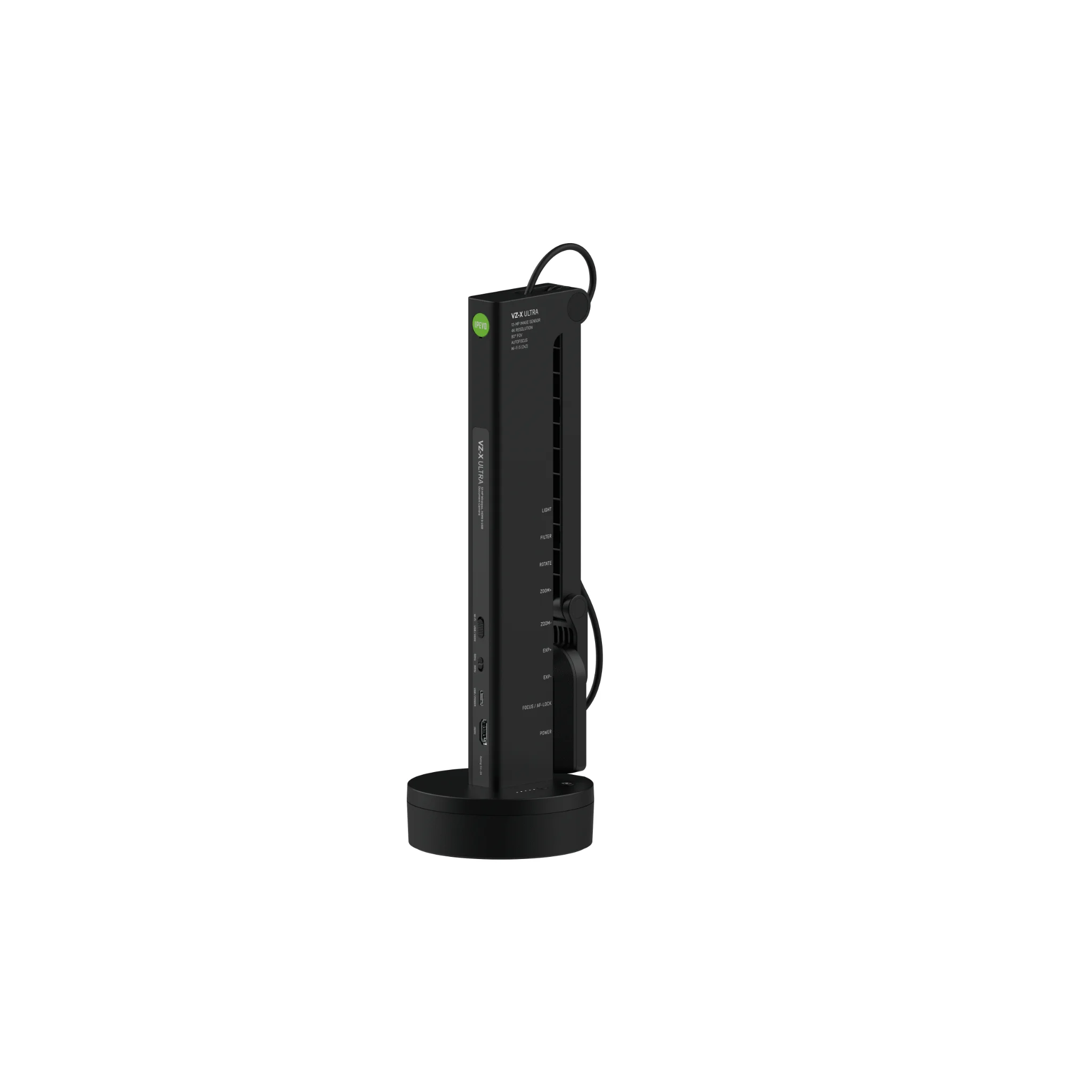 Netzwerk-Switch, USB-C, Schwarz, 10-Port, Kabelhalter