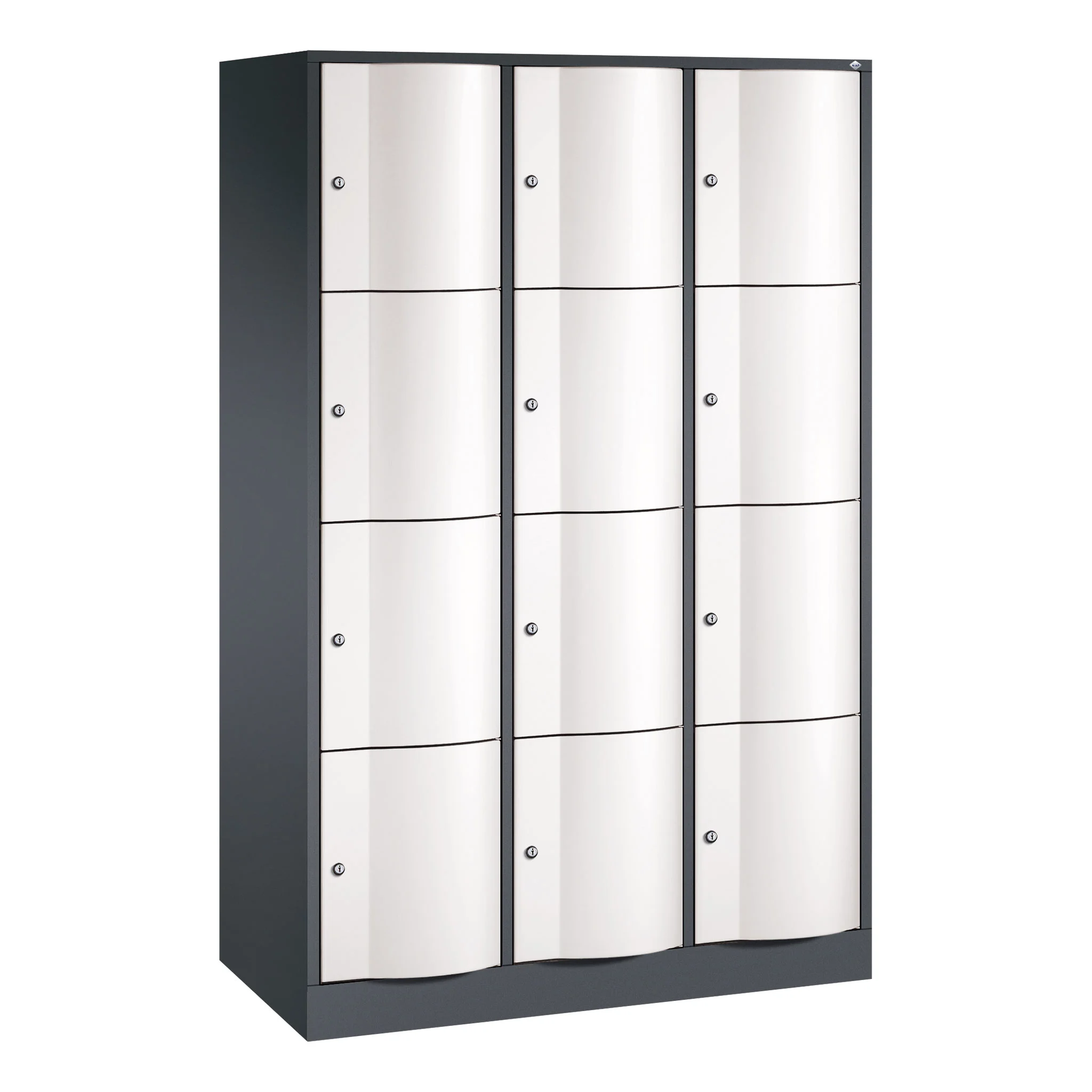 Postfach, Schließfächer, Metall, Grau, Schrank